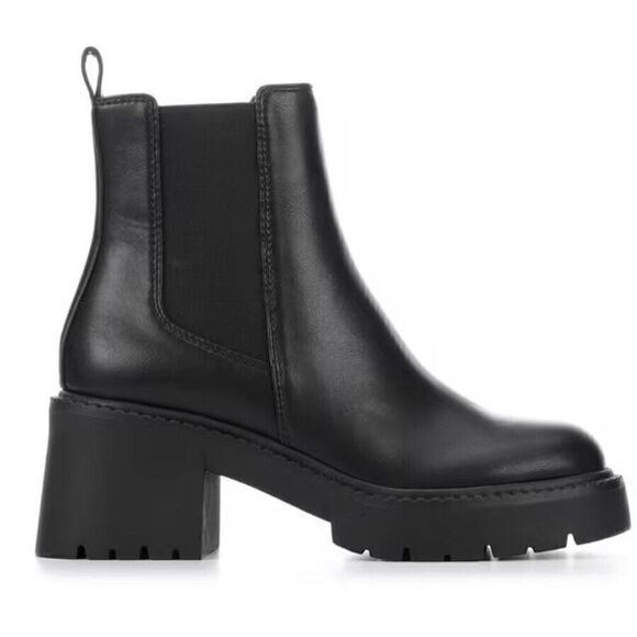 Madden Girl Tiana Booties Heddy Ankle Pull On Women’s 9 NWOB Side Zipper Black - Picture 1 of 16
